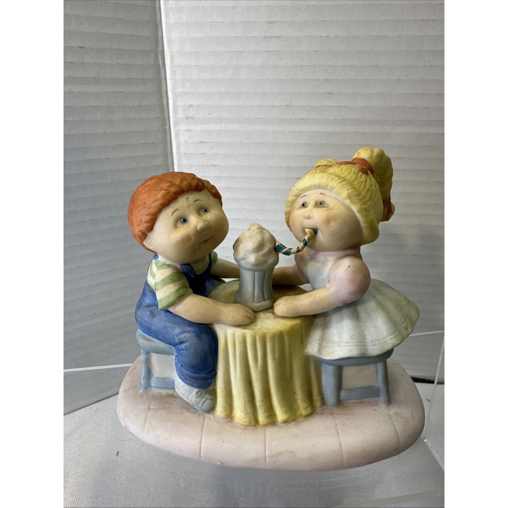 1984 CABBAGE PATCH‎ Porcelain Figurine- Soda Fountain by Xavier Roberts